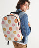 Retro Smiley Face Lover Large Backpack