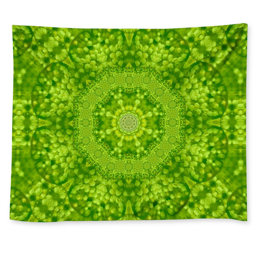 Trippy Green Stoma Wall Tapestry - Mind Gone