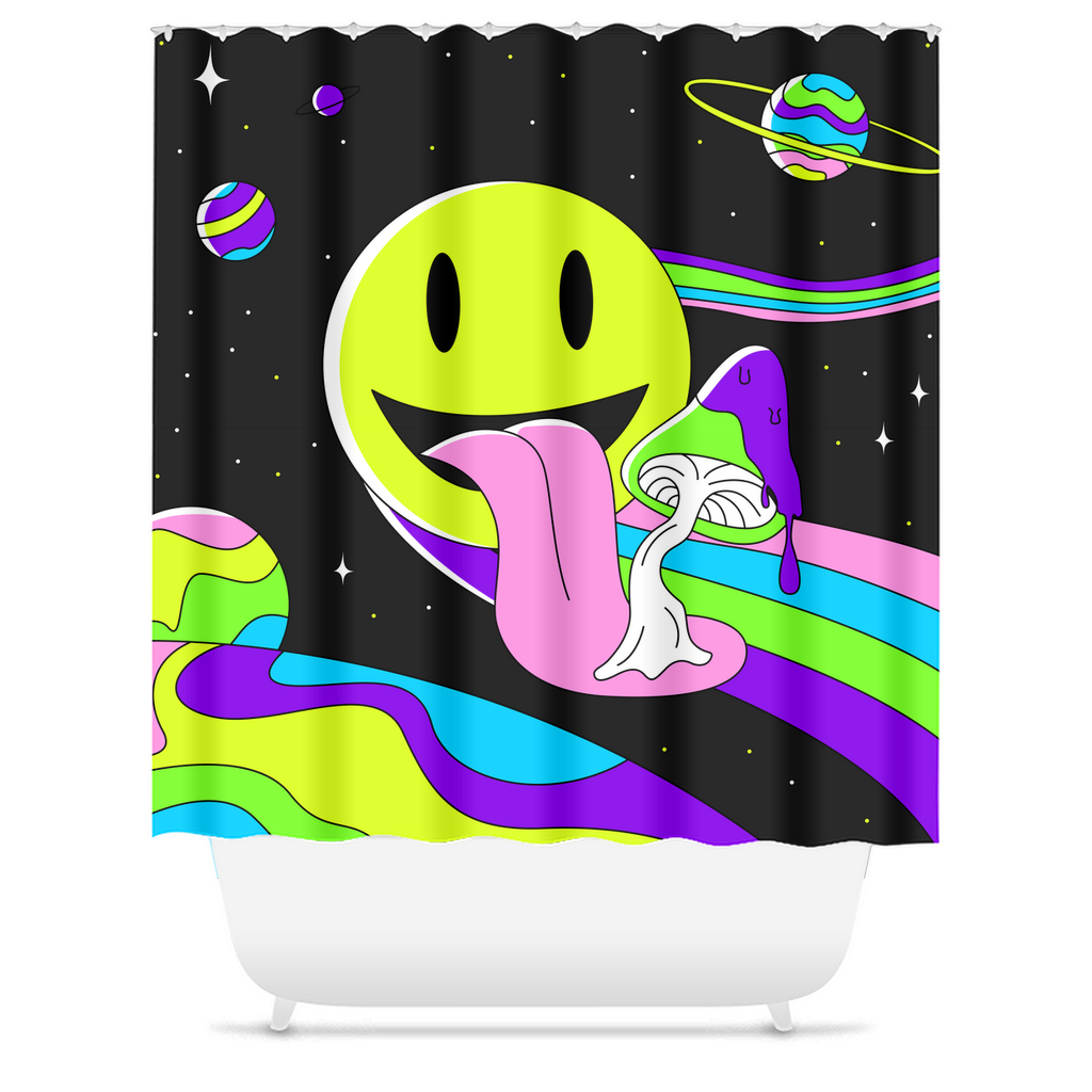 Zoomer Space Trip Shower Curtain
