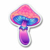 Psychedelic Vibrant Mushroom Sticker