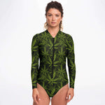 Cannabis Weed Full Sleeve Bodysuit