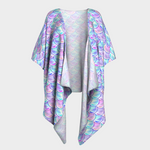 Holographic Mermaid Scales Kimono Robe - Mind Gone