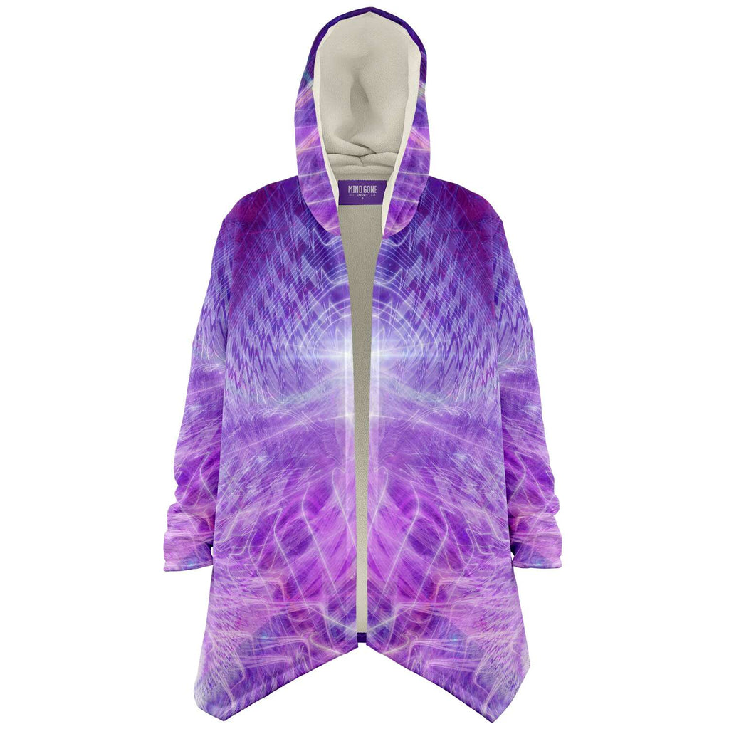 Purple Fractal Psychedelic Visionary Dream Cloak