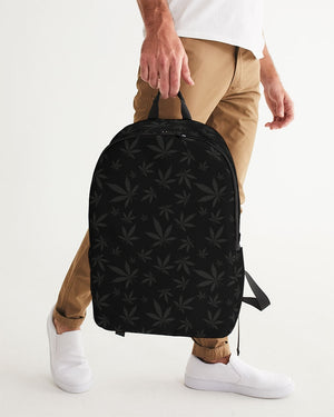 Stoner Marijuana Cannabis Leaves Large Backpack