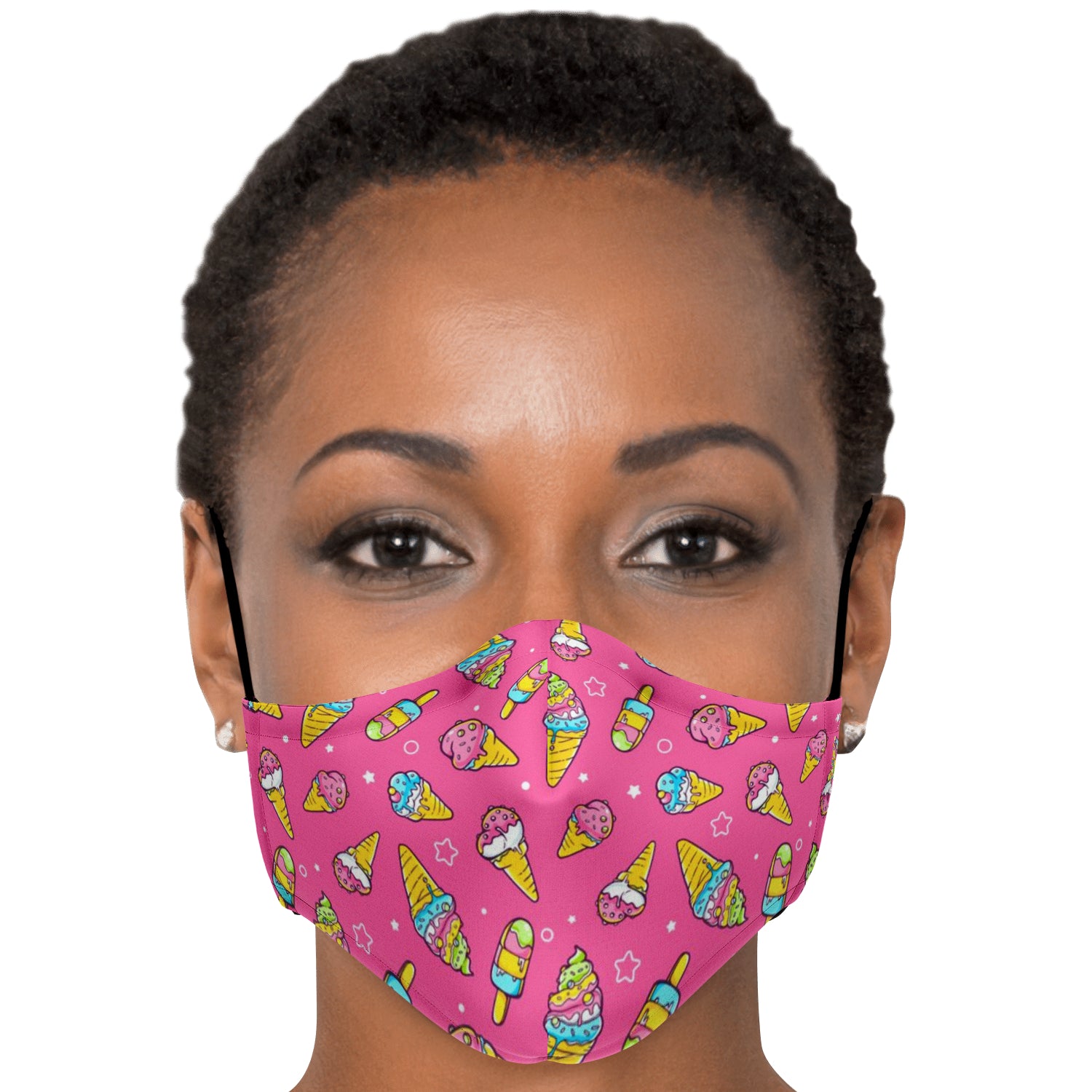 Pink Icecream Face Mask With Filters - Mind Gone