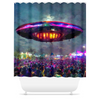 Mothership Festival Trip Shower Curtain