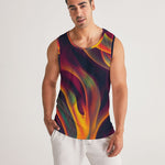 Trippy Fire Flow Men's Sports Tank