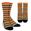 Pride Rainbow Stripes Crew Socks