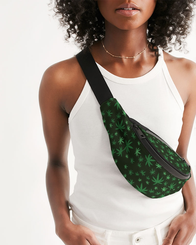 Kush Weed Crossbody Sling Bag