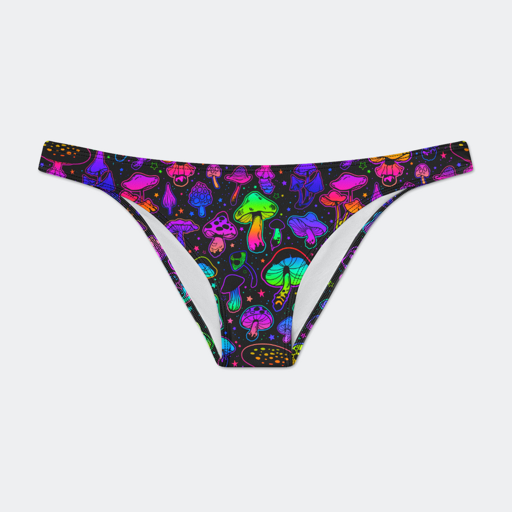 Magic Mushroom Glow Bikini Brief