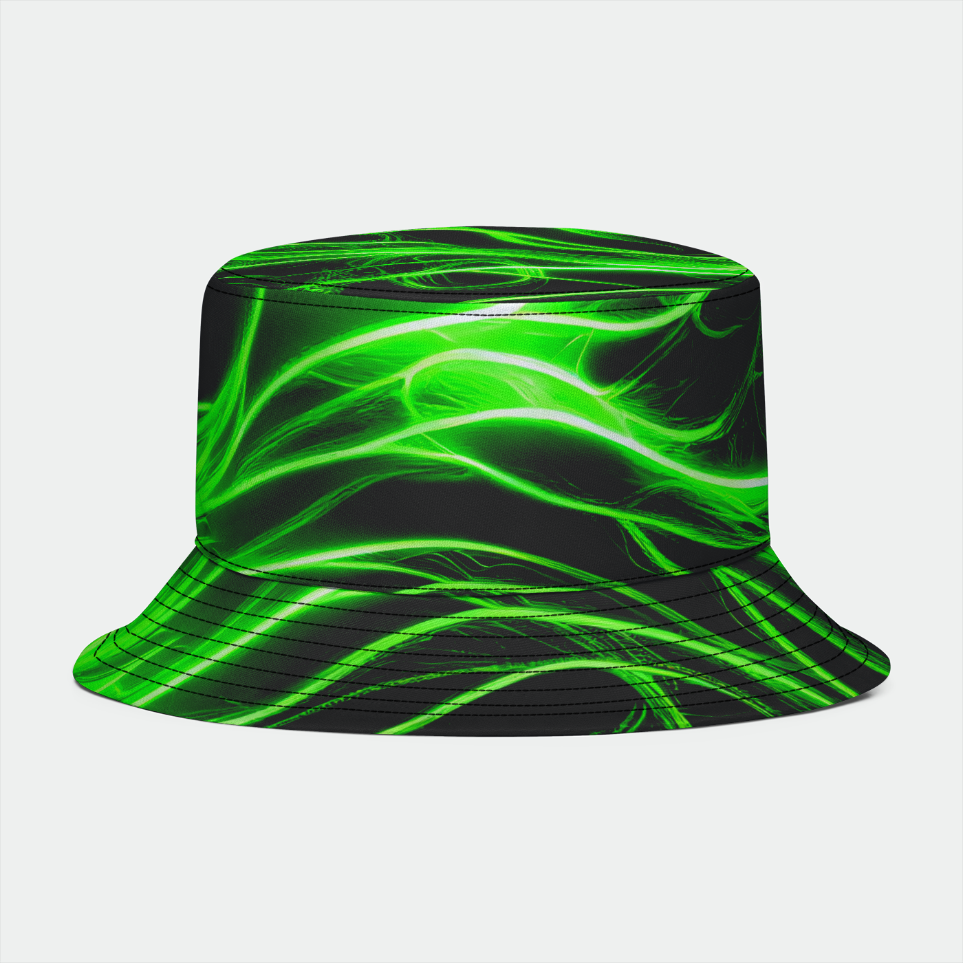 Radioactive Trippy Rave Bucket Hat