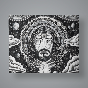 Trippy Jesus Superstar Wall Tapestry