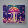 Fantasy Amanita Mushroom Wall Tapestry