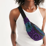 Psychedelic Mandala Vision Crossbody Sling Bag