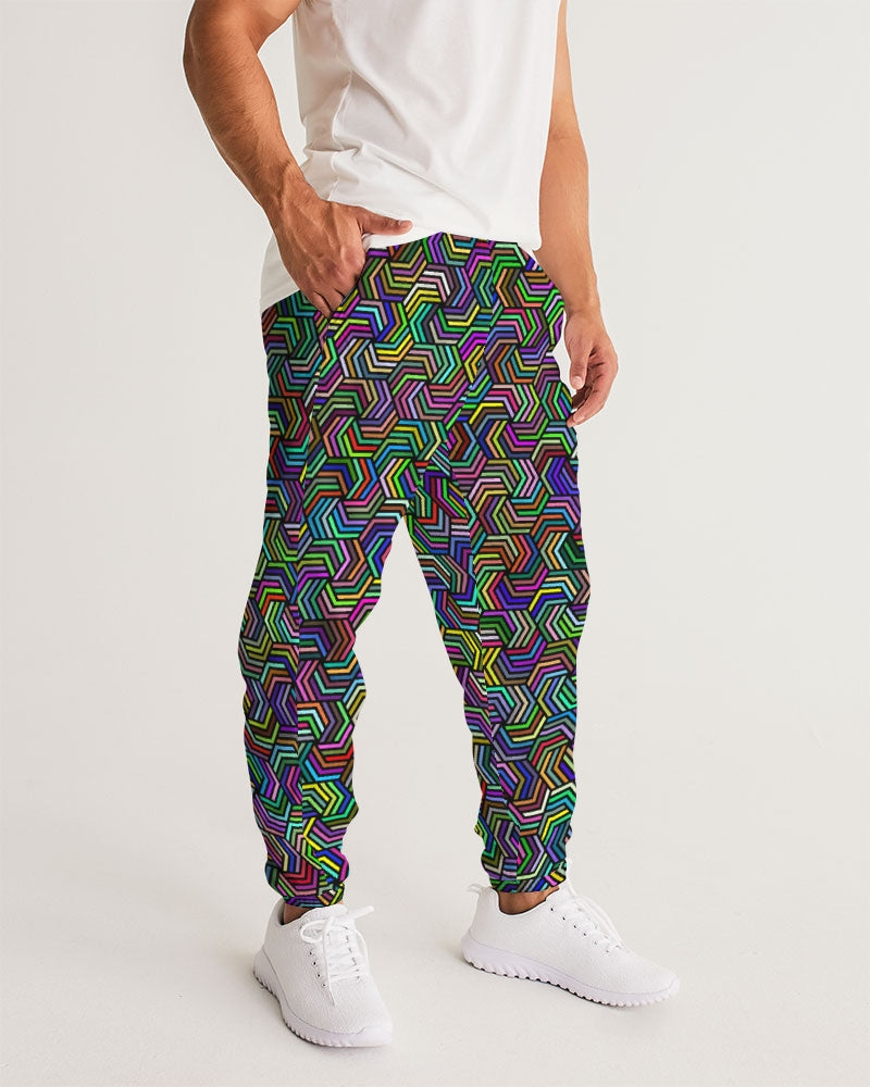 Trippy Isometric Men's Track Pants