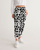 Moody Cow Print Women's Track Pants