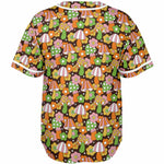 Hippie Mushroom Cottagecore Baseball Jersey