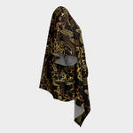 Golden Sea Turtle Kimono Wrap