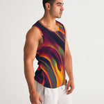 Trippy Fire Flow Men's Sports Tank