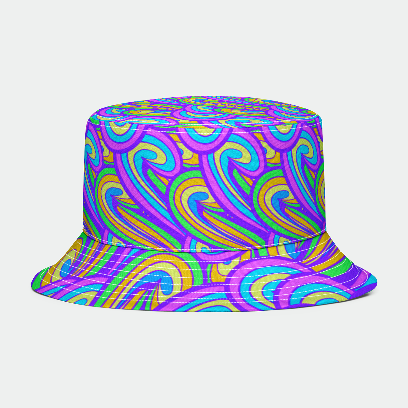 Psychedelia Wavy Drip Bucket Hat