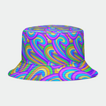 Psychedelia Wavy Drip Bucket Hat