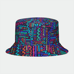 Psychedelic Cyber Trip Bucket Hat