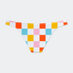 Colorful Checkered Rave Bikini Brief