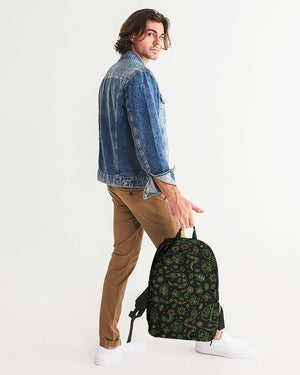 Tropical Jungle Snakes Leaves Large Backpack