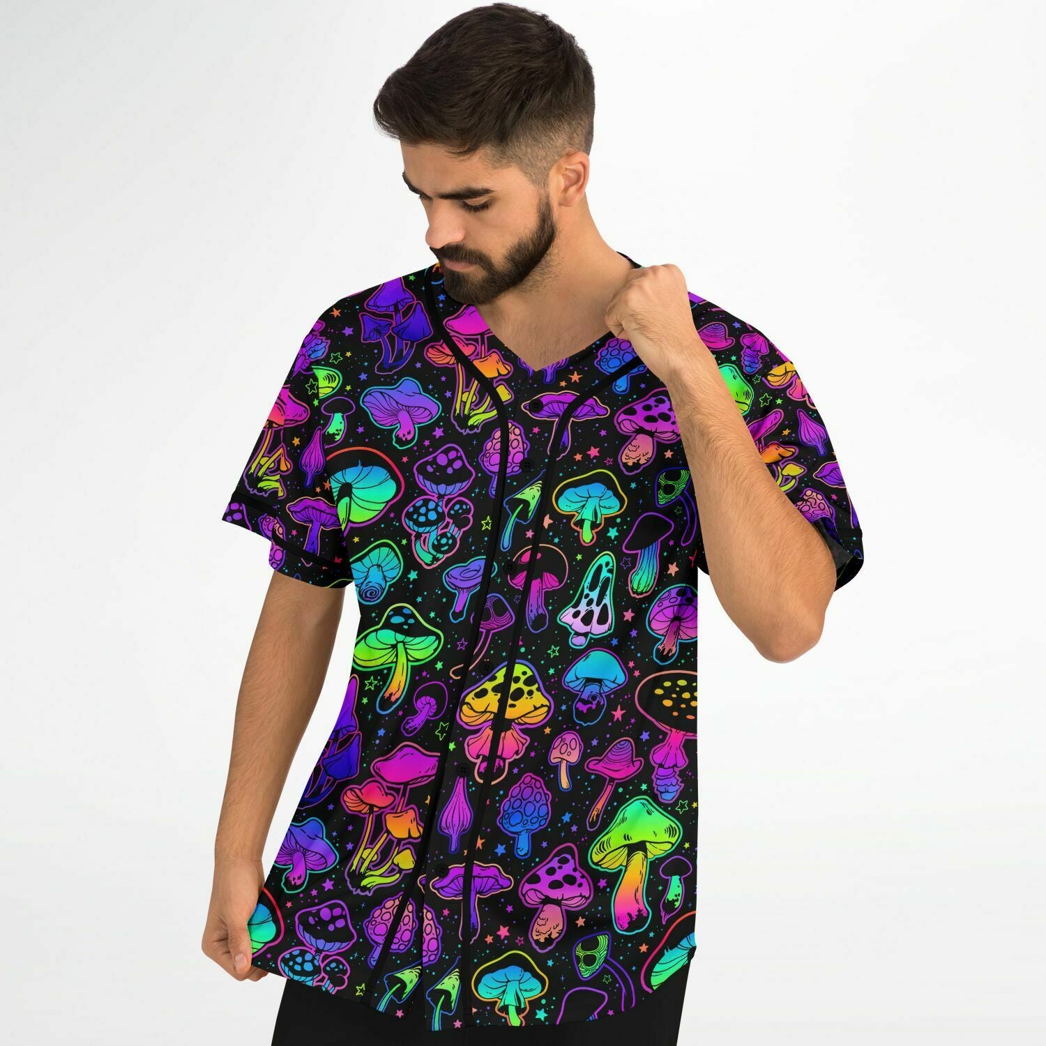 Magic Mushroom Glow EDM Festival Jersey