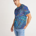 Psychedelic Blue Love Men's Tee