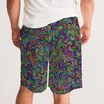 Trippy Isometric Men's Jogger Shorts