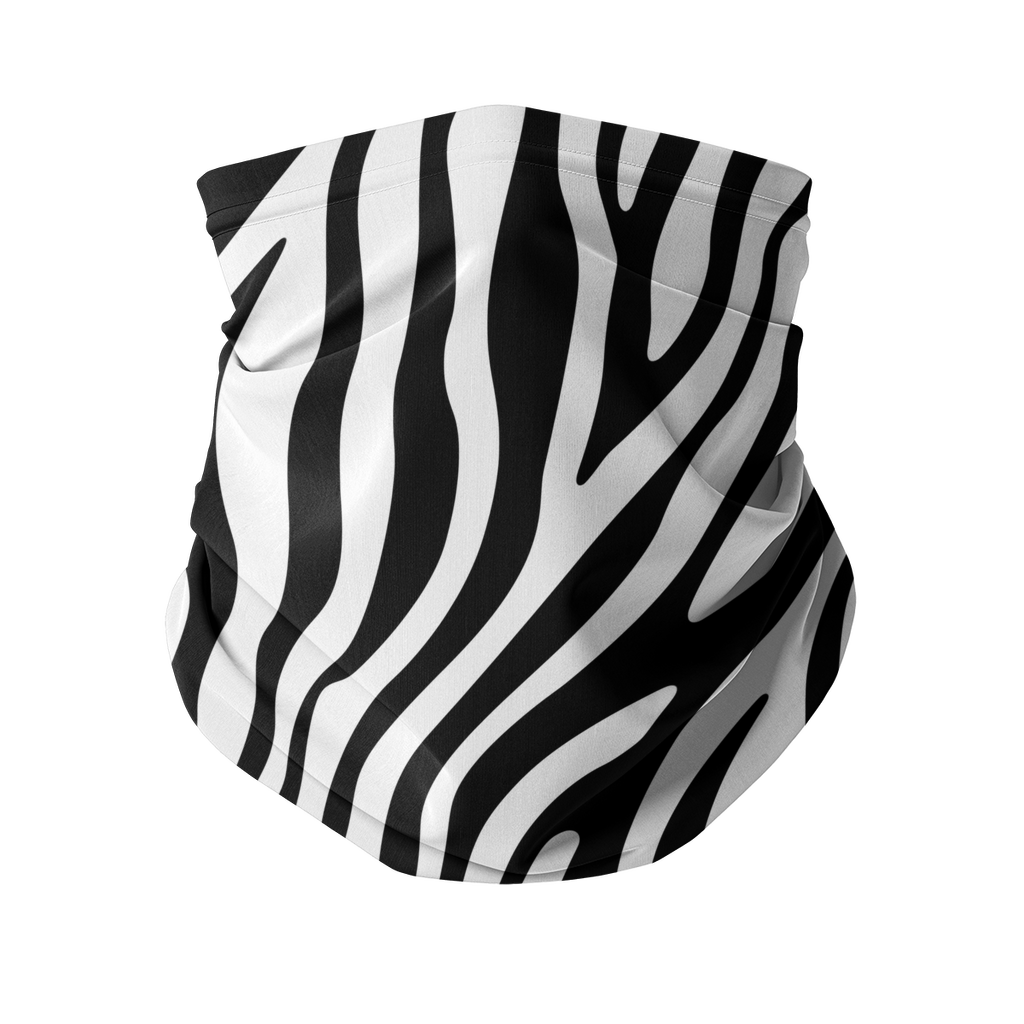 Zebra Wave Neck Gaiter