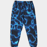 Electric Blue Lightning Men's Track Pants