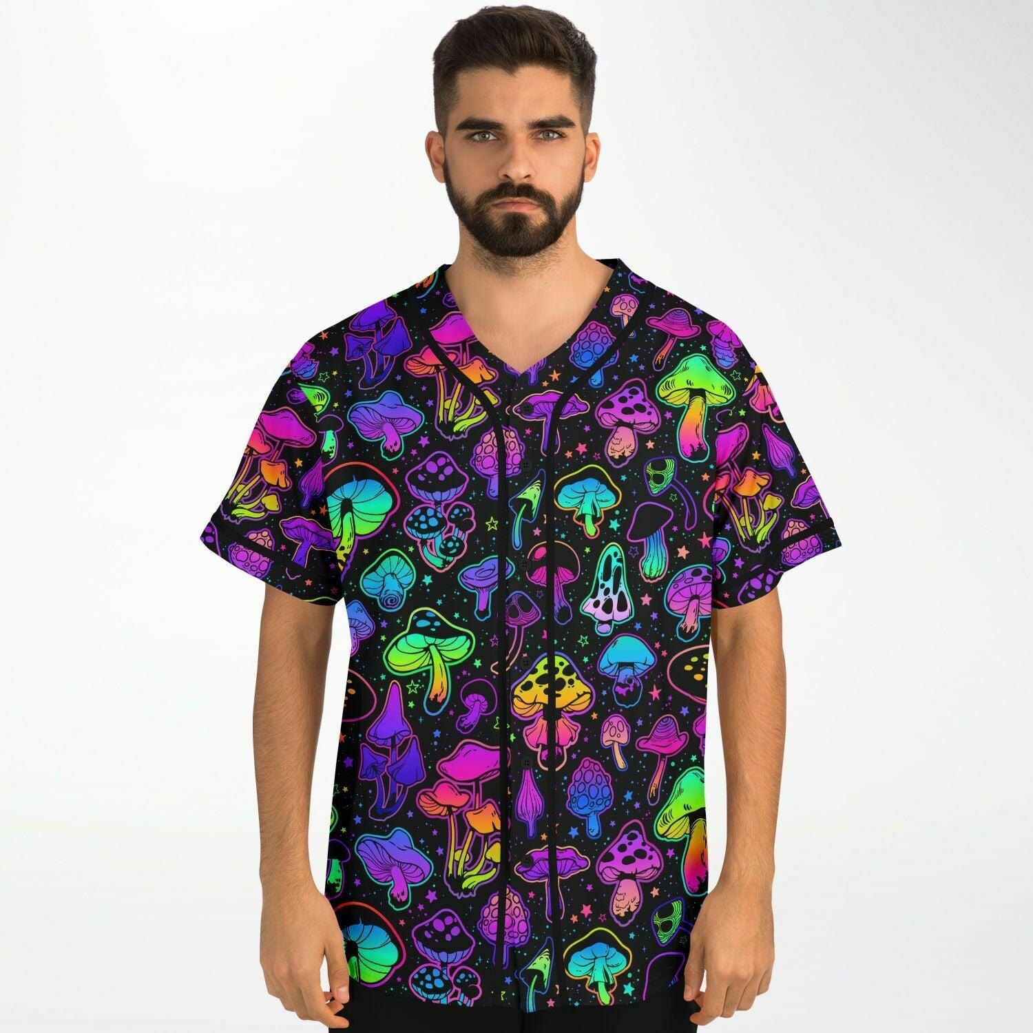 Magic Mushroom Glow EDM Festival Jersey