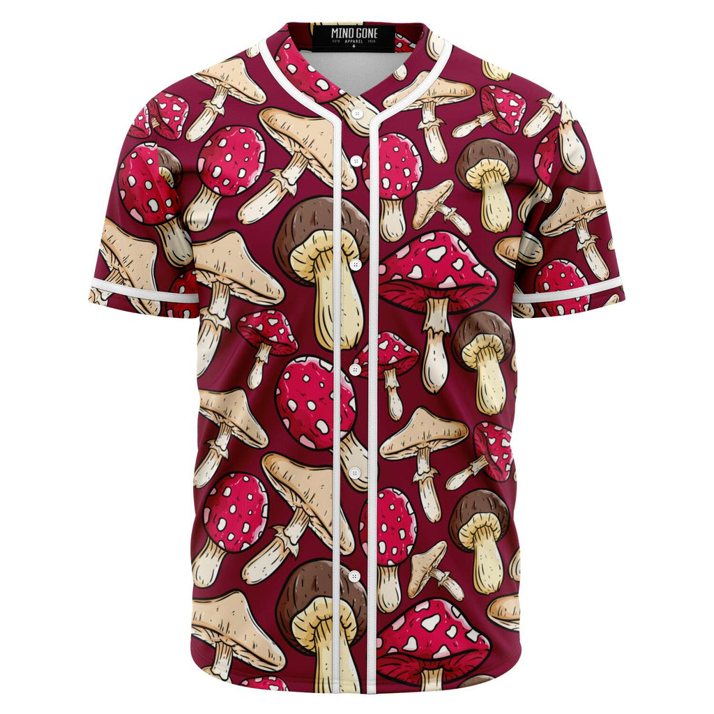 Magic Mushrooms Baseball Jersey