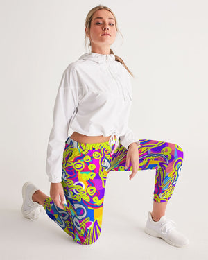 Psychedelic Neon Women's Track Pants