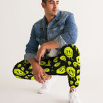 Drippy Melting Smiley Faces Aesthetic Men's Track Pants