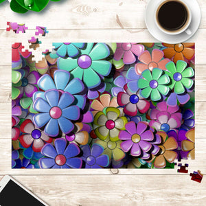 Hippie Flowers Puzzle Custom Made - Mind Gone