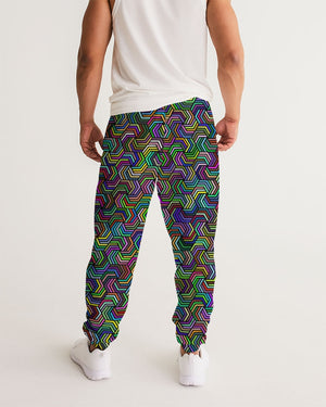 Trippy Isometric Men's Track Pants