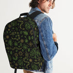 Tropical Jungle Snakes Leaves Large Backpack