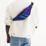 Liquid Marble Rave Crossbody Sling Bag