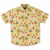 Groovy Mushroom Short Sleeve Button Down Shirt