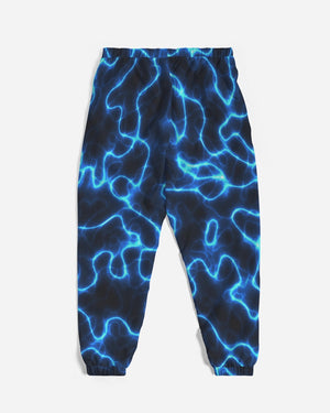 Electric Blue Lightning Men's Track Pants