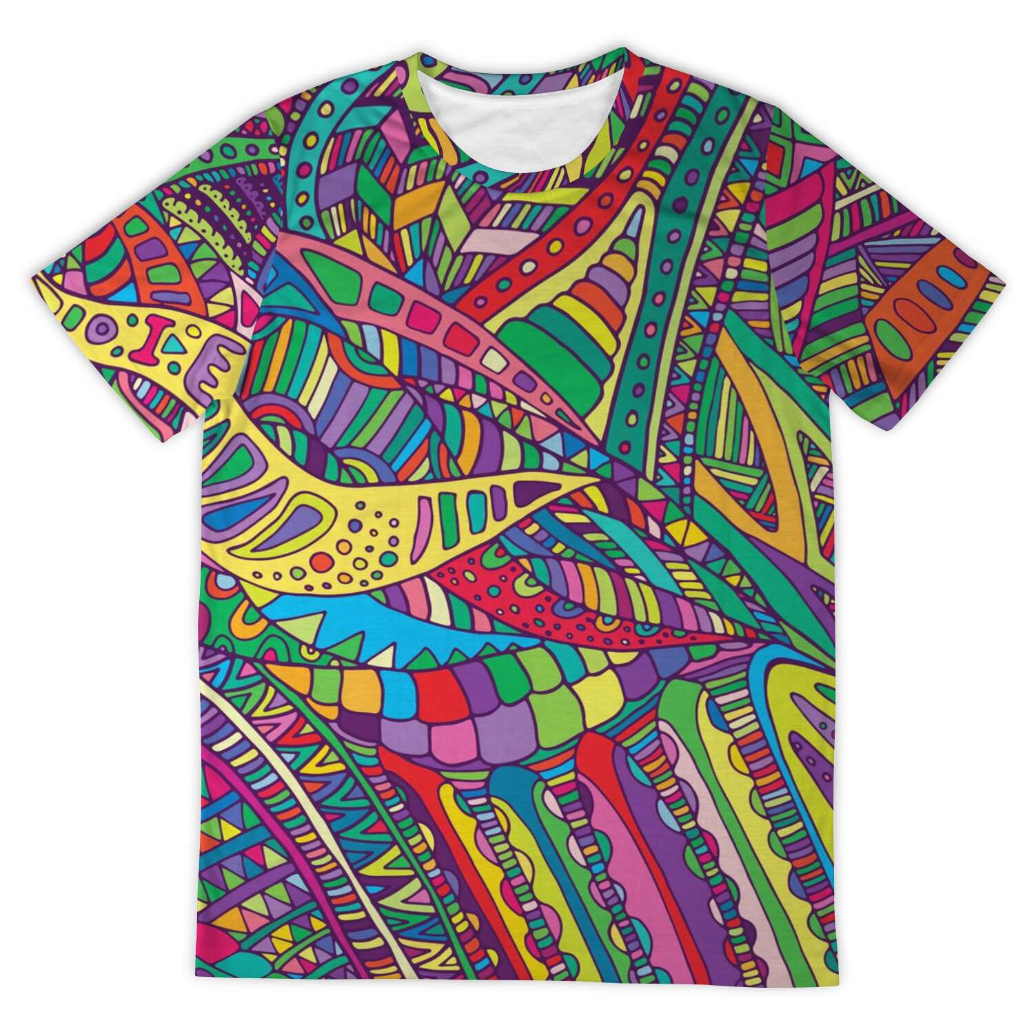 Rainbow Receptors Unisex T-Shirt - Psychedelic PLUR Fashion - Mind Gone