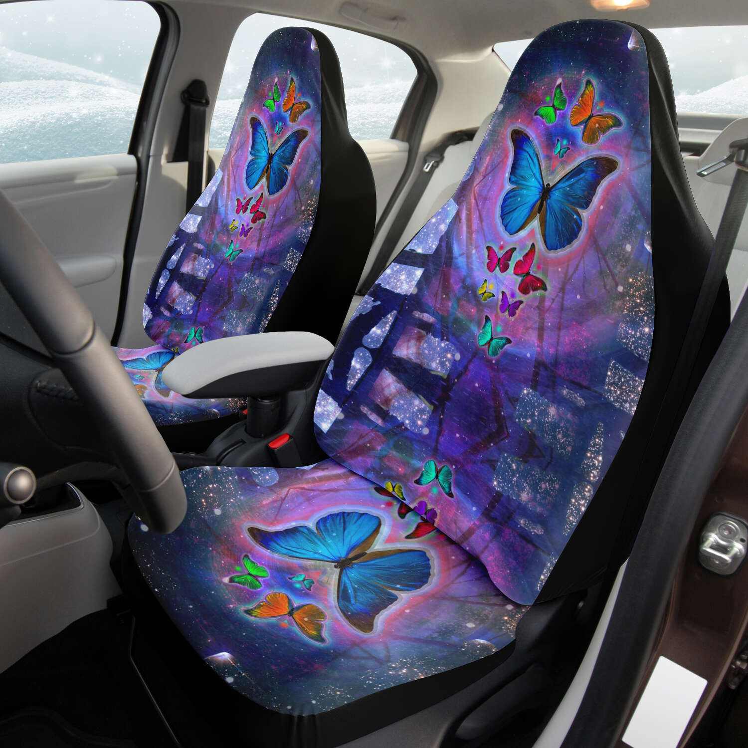 Cosmic Butterflies Car Seat Covers - Mind Gone