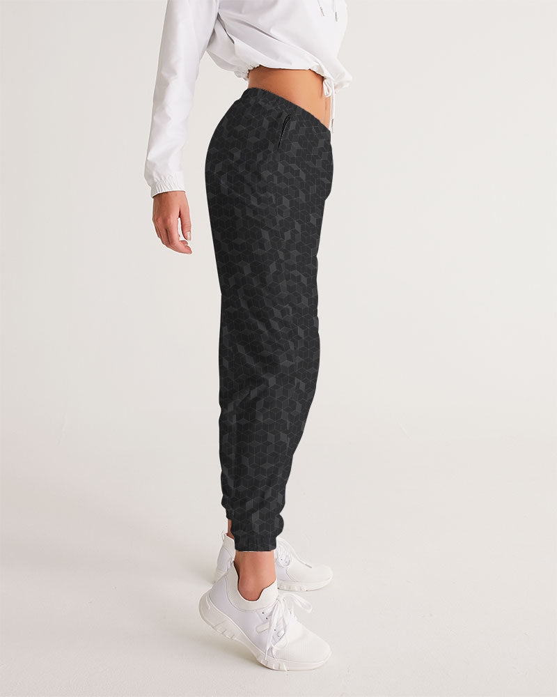 Dark Geometric Visions Women's Track Pants