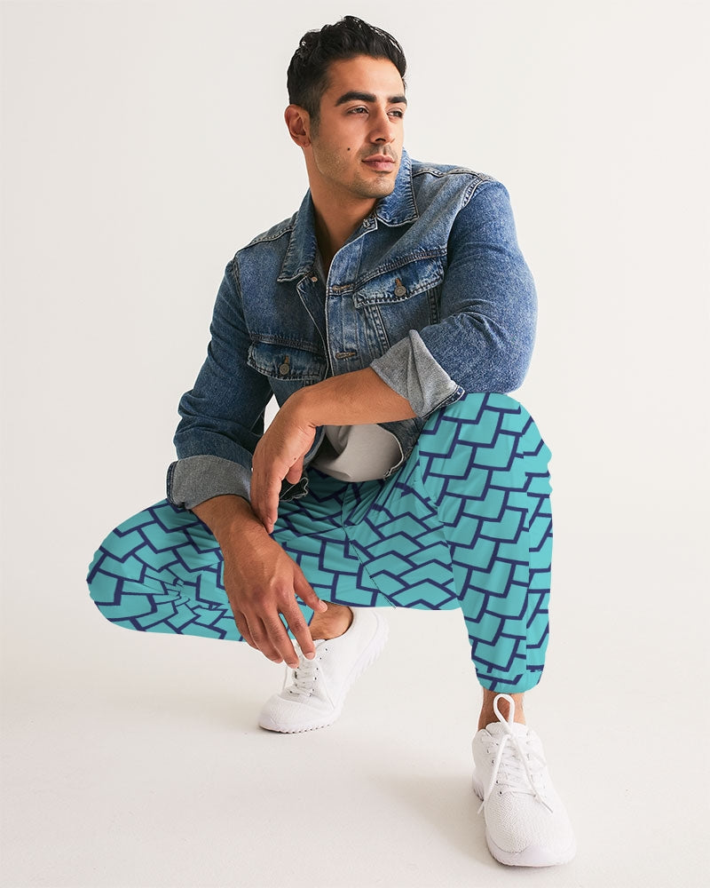 Trippy Teal Trance Men's Track Pants