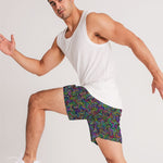 Trippy Isometric Men's Jogger Shorts