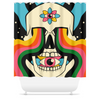 Skull All Seeing Eye Rainbow Rays Shower Curtain