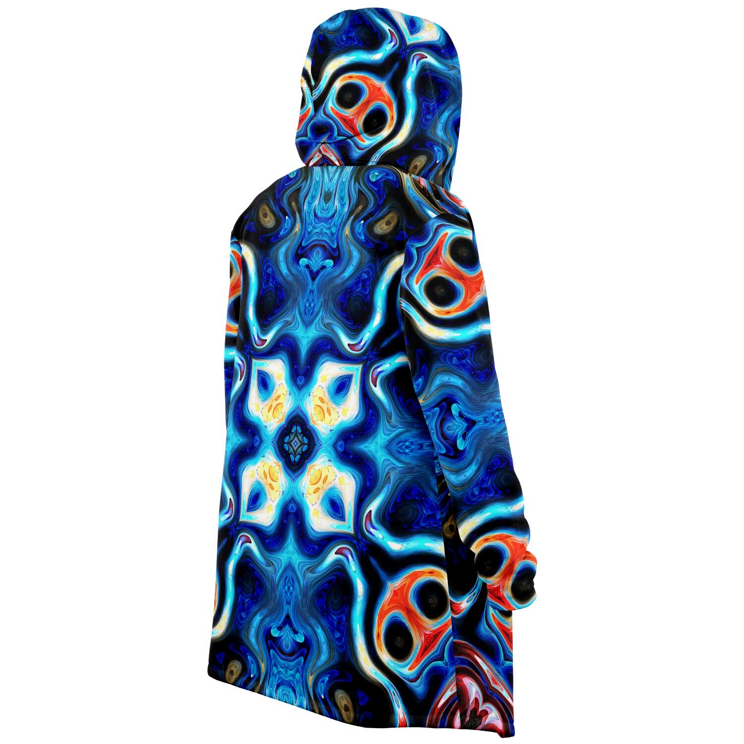 Hydro Daze Fractals Dream Cloak With Hood